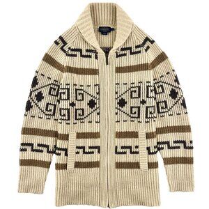 Pendleton Original Westerly Cardigan Sweater Womens S Oversize Lebowski Cowichan
